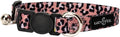 Lucy & Co. Wild Side Breakaway Cat Collar with Bell – Designer Print Adjustable Safety Collar for Cats, Kittens & Small Dogs, Lightweight Pet Collar for Boy & Girl Cats – Small