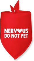 Nervous Do Not Pet Dog Bandana Service Bandana Service Dog in Training Funny Pet Accessories Shy Dogs Gift Nervous Anxious Scarf for Small Medium Dogs & Cats