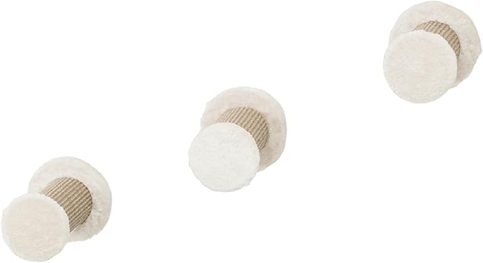 TRIXIE Wall Mount Cat Tree Steps Set | Brown | 3 Steps | Cat Furniture 49915,Large