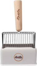 Cat Litter Scoop Metal Litter Scooper with Holder Cat Litter Scooper Kitty Litter Scoop Cat Poop Scooper Poop Scooper for Cat Litter Litter Box Scooper Metal