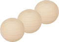Amazon Basics Interactive Bouncy Durable Rubber Dog Toy Balls, Glow, 2.5 inch, Beige, Pack of 3