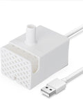 oneisall Replacement Pump for PWF-002-B, Replacement Pump for Dog Water Fountain with Light, Water Fountain for Cats Inside Ultra Quiet Water Pump with 4.9 ft Power Cable