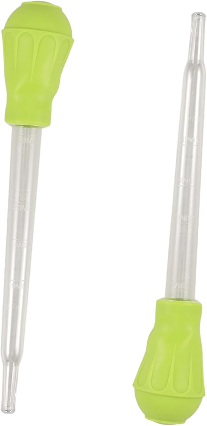 Happyyami 2pcs Manual Fish Tank Cleaner Gravel Adsorber Coral Feeder and Water Transfer Tool Compact Design for Easy Aquarium Maintenance and Waste Removal