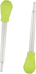 Happyyami 2pcs Manual Fish Tank Cleaner Gravel Adsorber Coral Feeder and Water Transfer Tool Compact Design for Easy Aquarium Maintenance and Waste Removal