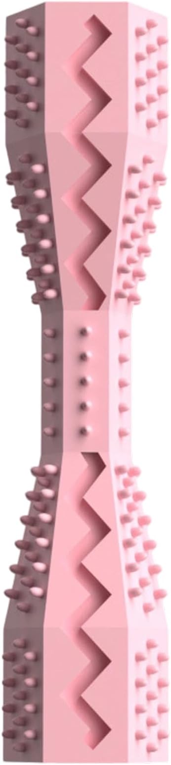 Dog Chew Toy Rubber for Aggressive Chewers Promotes Teeth Health Interactive Pet Teeth Toy Pet Enrichment
