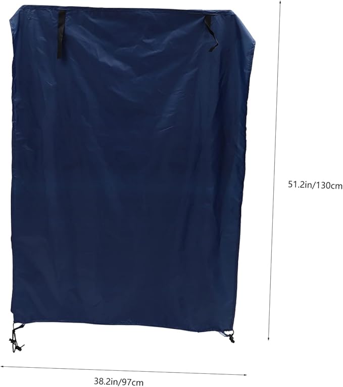 MERRYHAPY Outdoor Bird Cage Cover UV Sun Rain Protection for Parrots and Animals Lightweight Blue Dustproof Shield with Design for Use