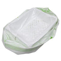 7pcs Cat Litter Filter Pouches and Waste Disposal Bags for Litter Cleanup Design White Color Thick