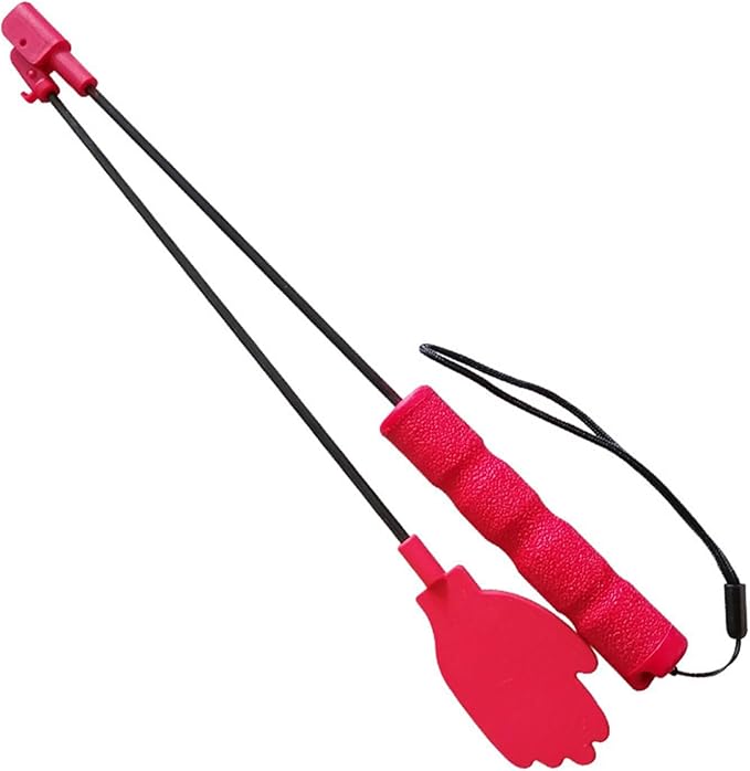 Portable Dog Training Stick Silicone Whip for Puppy Exercise with Anti Slip Handle Indoor Outdoor Training Tool
