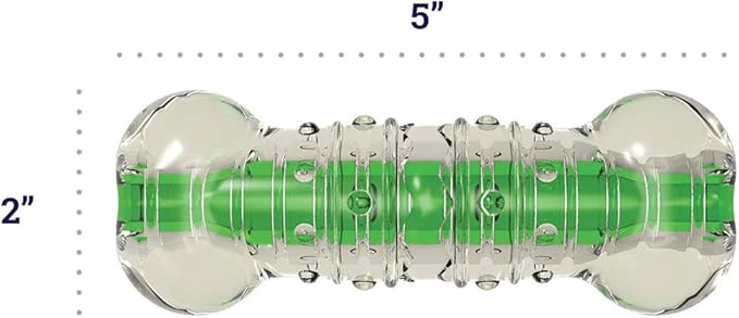 Petstages Crunchcore Bone Water Bottle Alternative Dog Chew Toy, Medium (Pack of 2)