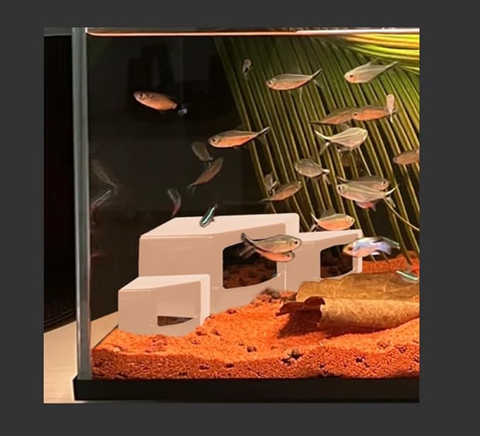 Natural Shrimp Cave for Aquarium – Safe Fish Tank Decor, Breeding Hideout for Freshwater Shrimp, Cichlids & Small Fish