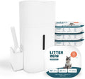 Litter Zero Base Set (Includes 1 Refill, Scoop) + 3 Additional Refill Pack