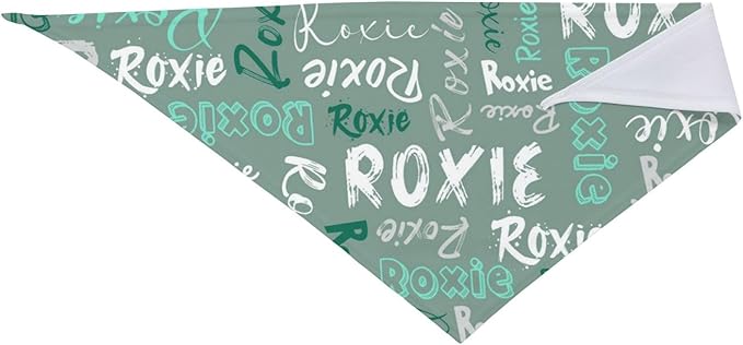 Custom Pet Scarf Personalized Dog Bandana with Name Personalized Add Your Text Bibs Triangle Head Scarfs Gift for Small Medium Large Dogs Cats Baby Puppy Pets Accessories