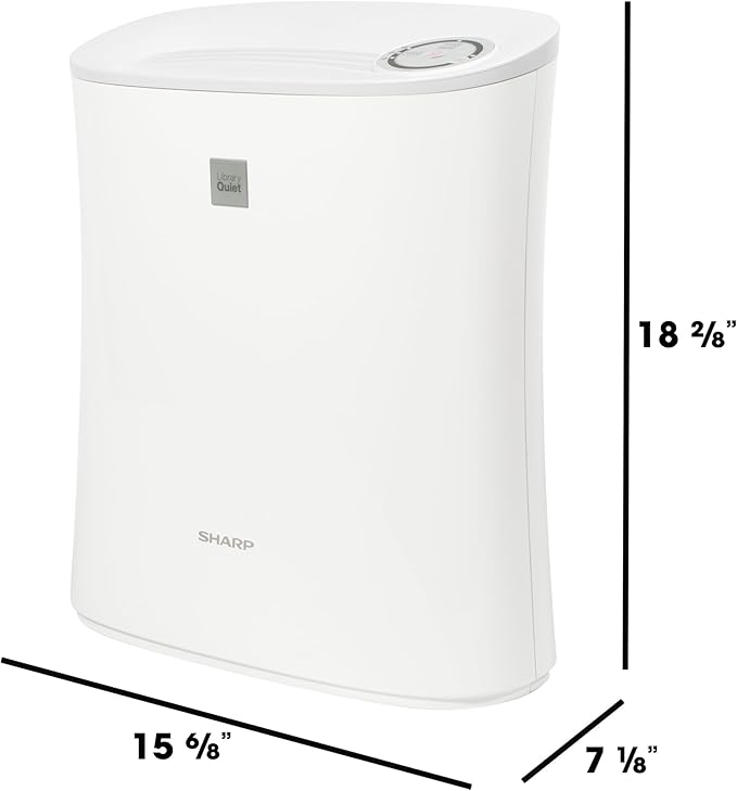 SHARP Air Purifier for Small Rooms – Covers up to 690 sqft in one hour, True HEPA Filter Air Purifier for Bedroom, Office or Dorm Room, Dust, Smoke, Pollen - FPF30UH