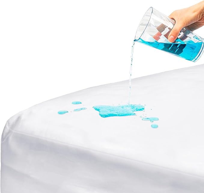 DMI Twin XL Zip Mattress Cover, Waterproof and Washable, Noiseless Cover for College Dorm, Hospital Bed, and Incontinence - Durable Mattress Protector Twin Size XL for Pets & Spills