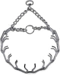 Herm Sprenger Prong Dog Training Collar, 3.2mm x 23in Medium, Ultra-Plus Chrome Plated Steel Pet Pinch Collar No-Pull Collar for Dogs Anti Pull Training Collar Made in Germany