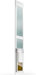 Power Pet WiFi Automatic Sliding Glass Patio Pet Door by High Tech Pet - Pet Operated Dog Door for Cats and Dogs up to 30 lbs. Heavy-Duty Aluminum Frame (75" - 80 1/4"), Safe, Air Tight, Easy Install