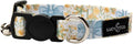 Lucy & Co. Sunshine and Daffodils Breakaway Cat Collar, Adjustable Safety Breakaway Buckle, Cute Printed Cat Collar, Large