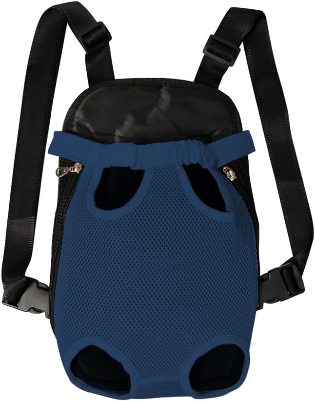 FEimaX Dog Carrier Backpack Pet Legs Out Front Cat Travel Bag, Adjustable Puppy Backpacks Carriers Hands-Free for Small Medium Dogs Cats Hiking Traveling Camping Daily Walking