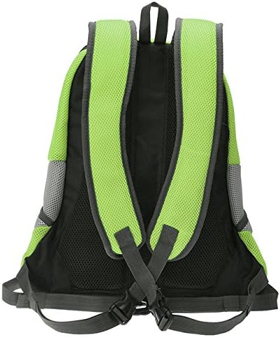 Mogoko Airline Approved Cat Dog Backpack, Puppy Pet Carrier Front Bag with Breathable Head Out Design and Double Mesh Padded Shoulder for Outdoor Travel Hiking (L, Green)