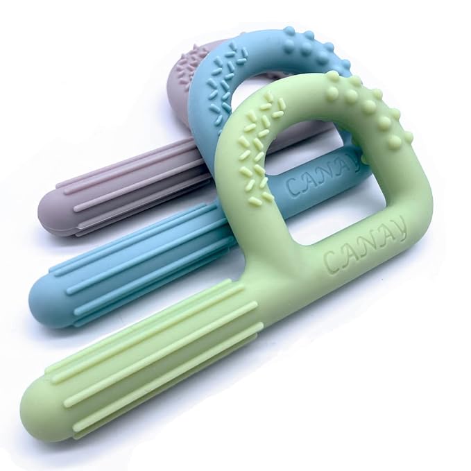 Xtra Tough Hand-Held Sensory Chew Toys for Autistic Children, Chew Sticks fo Kids, Alt. to Chew Necklaces for Sensory Kids, Oral Motor Stimulation, ADHD, SPD - (Toughest - Aggressive Chewer)