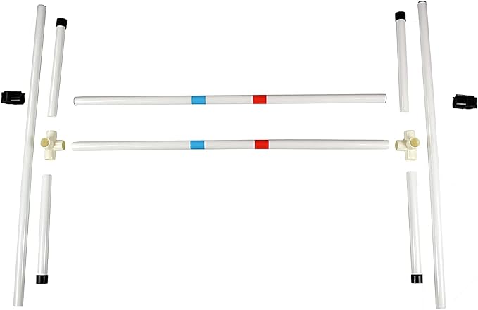 Midlee Dog Agility Bar Jumps- Set of 4 Jumps