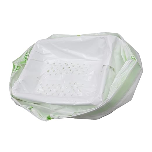 HANABASS 7pcs Cat Litter Filter Bags Pet Waste Disposal Bags Design for Litter Box Maintenance