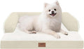 Small Dog Bed Orthopedic Washable Cat Bed Memory Foam Small Couch Sofa Indoor Comfy Pet Beds with Waterproof Removable Cover & Non-Slip Bottom