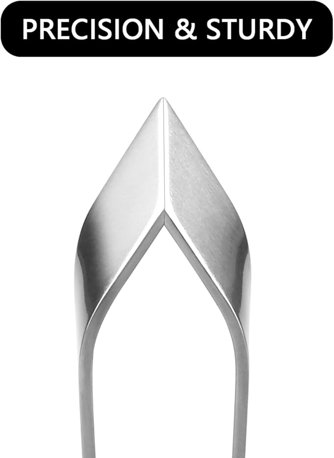 2 Pcs Fish Tweezer 2 Pcs Fish Scale Remover, Fishbone Tweezers Descaler Cleaner Scraper Tool Stainless Stee Pliers