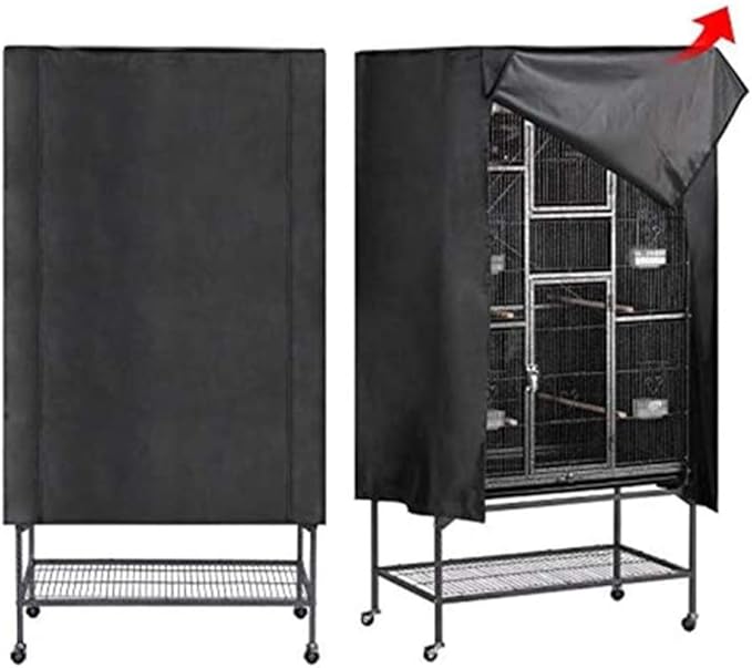 Universal Bird Parrot Cage Cover - Large Night Birdcage Protector for Bird Rescue, Night Accessories Guard, Windproof & Waterproof