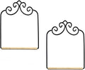 2 Pack Hummingbird Swing Metal Frame Hummingbird Perch Wild Bird Swing with Wooden Dowel for Hanging Outside