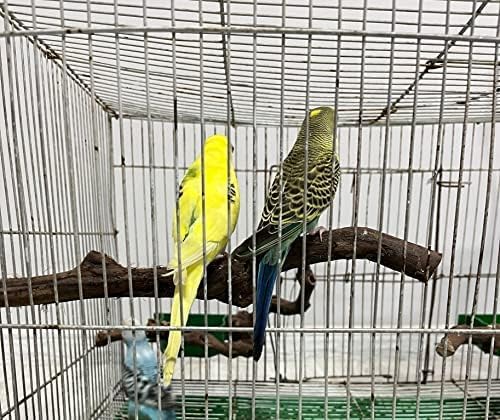 Bird perches Bird Perch Stand Perches for Cages Natural Bird Perch（4-Piece Set） (1)
