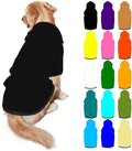 Custom Dog Hoodie Personalized Photo Text Logo Name Dog Clothes, Soft & Warm for Puppy Sweatshirt Hooded for Small Medium Large Dogs Girl/Boy Cats/Kitten, 1PC, Blank Black, XXL