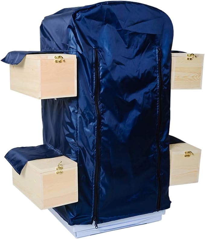 QBLEEV Bird Cage Covers, Large Birdcage Cover, Warm Windproof Waterproof Shell Shield for Square Cage Crate