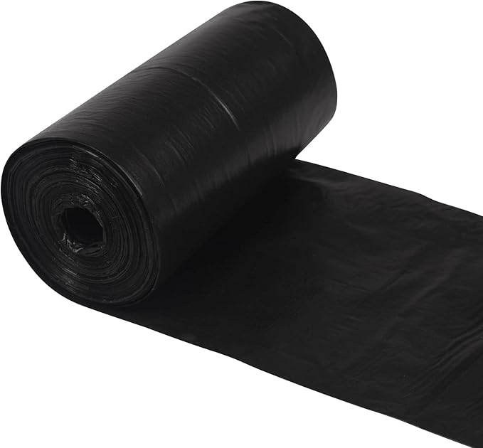 80 Count Cat Litter Waste Bags for Scooping, Black, 5 Liters