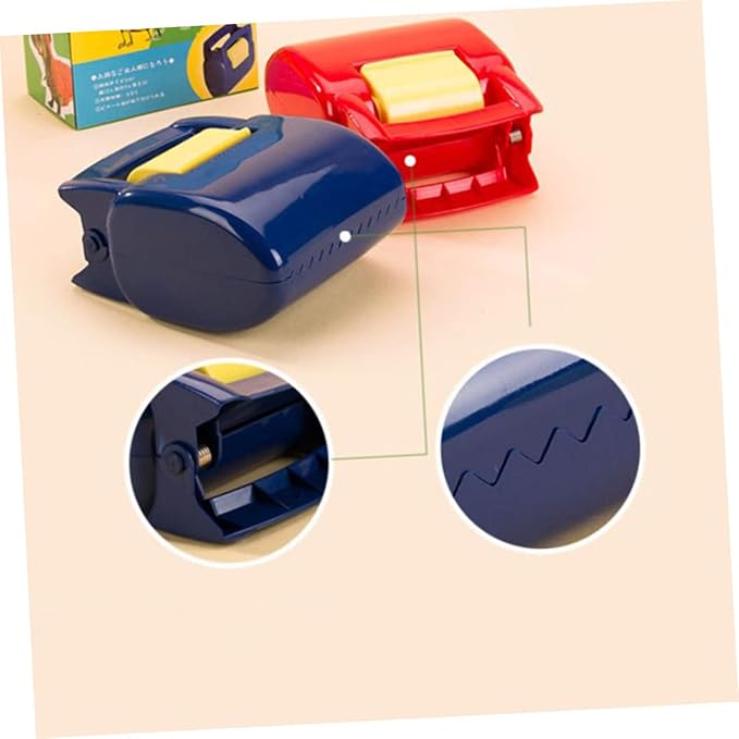 FRCOLOR Outdoor Pet Waste Litter Picker Tool Compact Red Clamp for Easy Cleanup Durable Plastic Construction Portable Waste Management for Dogs and Cats