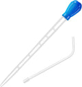 50ml Aquarium Coral Fish Feeder, 27.7IN Extra Long Turkey Baster for Aquarium Siphon for Fish Tank Water Changer, Aquarium Cleaning Tools, Blue