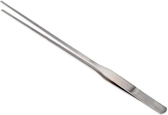 FEITA Extra-Long 15-Inch Tweezer Stainless Steel Straight for Aquarium Fishtank Aquascaping Tools, Mega Reptile Feeding Tongs