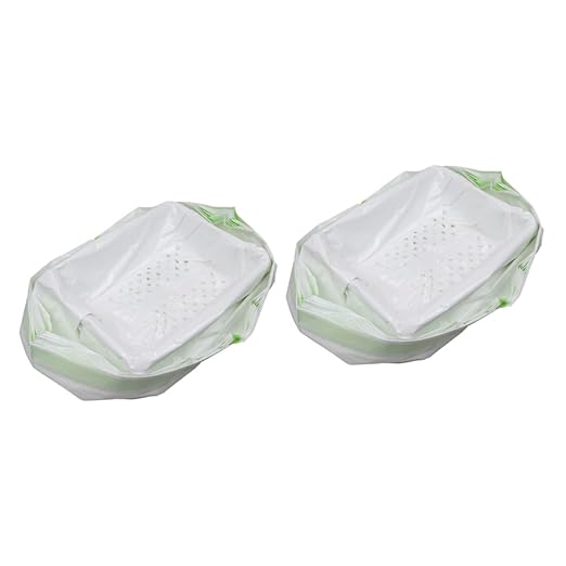 HANABASS 2sets Pet Cat Litter Filter Bag Bags Large Hole Automatic Closing Design 7pcs*2