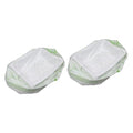 HANABASS 2sets Pet Cat Litter Filter Bag Bags Large Hole Automatic Closing Design 7pcs*2