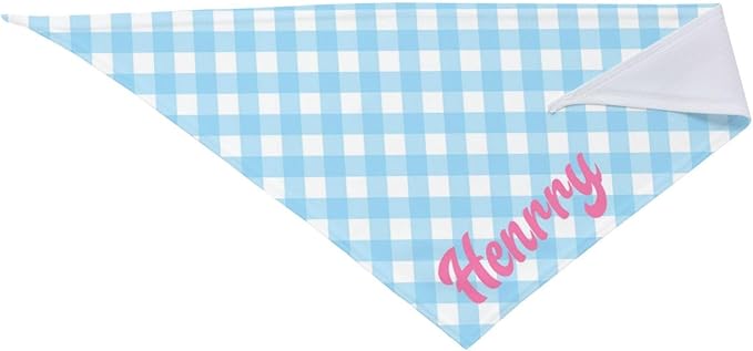Custom Pet Scarf Personalized Dog Bandana with Name Personalized Add Your Text Bibs Triangle Head Scarfs Gift for Small Medium Large Dogs Cats Baby Puppy Pets Accessories