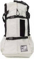 K9 Sport Sack Air 2 - Small, Light Grey - Ideal for Dogs with 13-16” Back Length - Durable, Breathable Backpack-Style Carrier - Perfect for Walks, Short Hikes & Public Transportation
