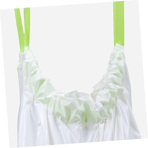 7pcs Cat Litter Filtering Bags Practical Pet Waste -up Pouches Automatic Closure for Easy Use for Litter Management White
