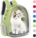 Pet Backpack Carrier,Bubble Backpack Cat Carrier,Pets and Small Dogs,Space Capsule Pet Carrier for Traveling, Walking, Hiking and Outdoor Activities (Mint Green)