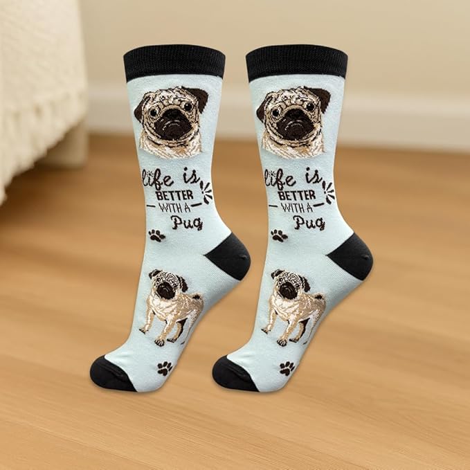 E&S Pets Pet Lover Socks - Dog & Cat Socks - Unisex Novelty Gifts