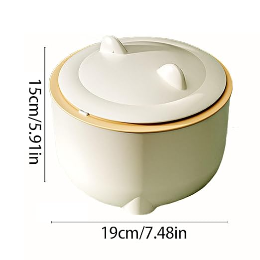 Odor Locking Cats Litter Disposal Can with Press Type Lid for Hygienic and Homes Environment Freshed Air Pet Supply Cats Waste Solution