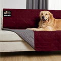 GORILLA GRIP Waterproof Couch Cover for Dogs, Gripped Slip Resistant Backing, Leak Proof Washable Dog Blanket Covers Sofa, Bed, Sectional, Crate, Car, RV Seats, Pet Puppy Essentials, 30x70 Burgandy