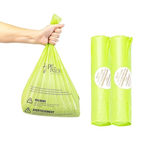 PetFusion Replacement Waste Bags Cat Litter Disposal & Outdoor Waste Disposal. Easily Holds 10+lbs. Durable Leakproof Dog Poop Bags