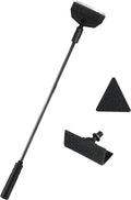 AQUANEAT Small Fish Tank Cleaner, Aquarium Cleaning Tools, 3 in 1 Glass Cleaner with Algae Scraper, Sponge Brush, for Small Nano Tanks up to 10gal