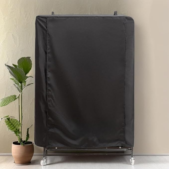 Bird Cage Covers for Night - 66x48x102cm Ventilated Budgies Barrier Enclosure Drape | Waterproof Nighttime Parakeet Parrot Cockatiel Shielding Tapestry, Darkening Aviary Privacy Protection Panel