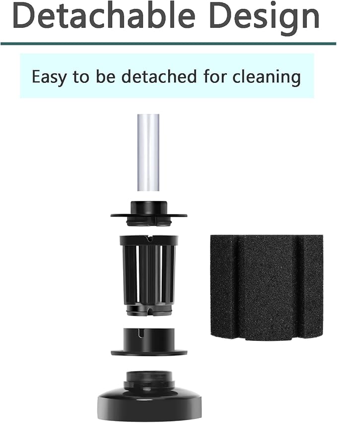 AQUANEAT 3 Pack Aquarium Bio Sponge Filter Breeding Fry Betta Shrimp Nano Fish Tank (Small up to 10Gal)